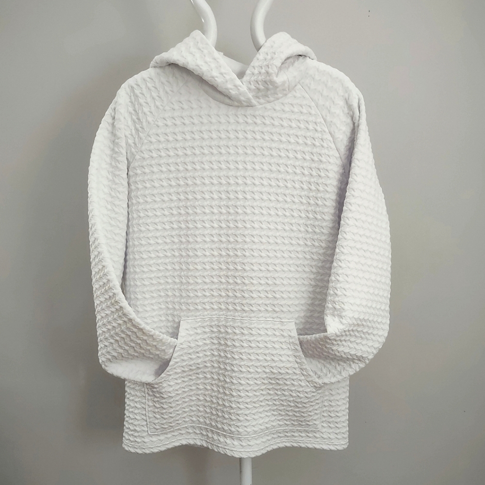 Sports Illustrated Hoodie White Textured Hoodie Women's